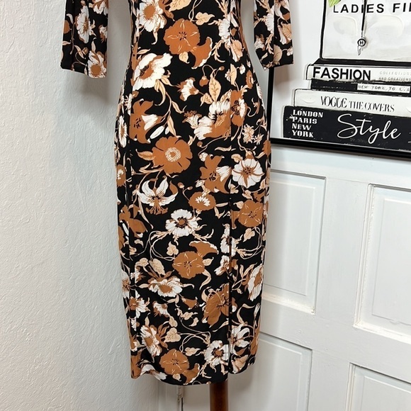 For Love & Lemons Floret Print Midi Dress Size XS - Picture 6 of 9